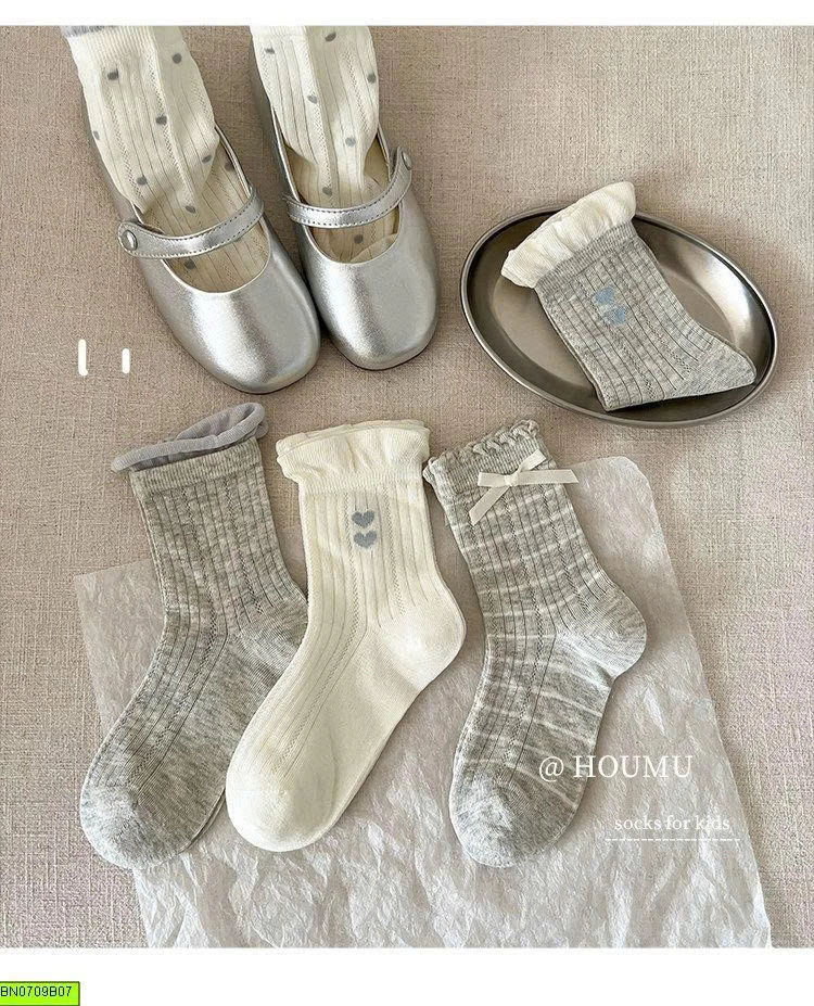 TẤT REN CỔ CAO BÉ GÁI – STYLE CÔNG CHÚA HÀN