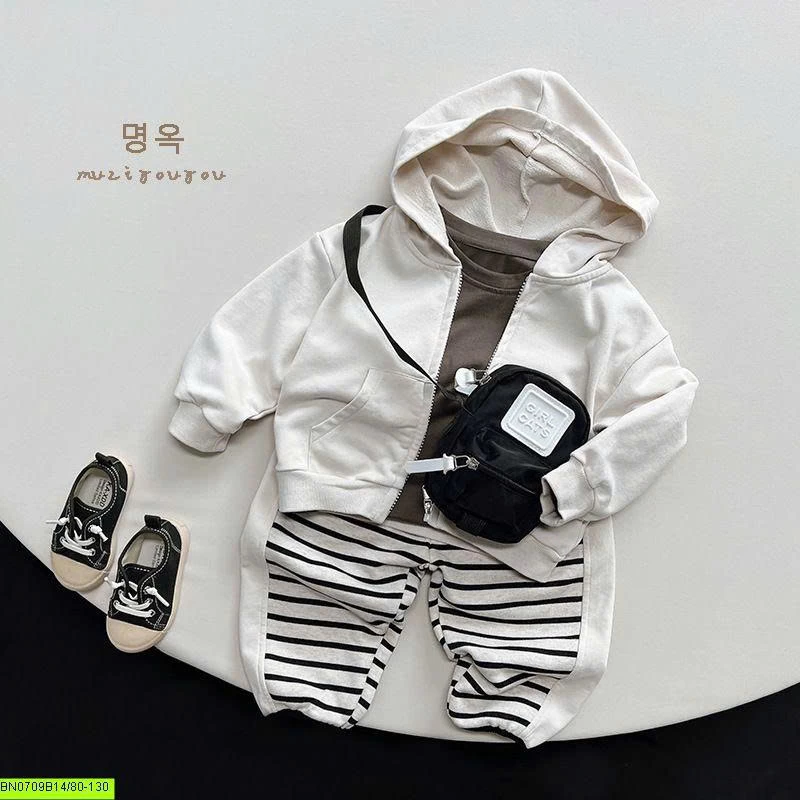 ÁO KHOÁC NỈ HOODIE 2 TÚI