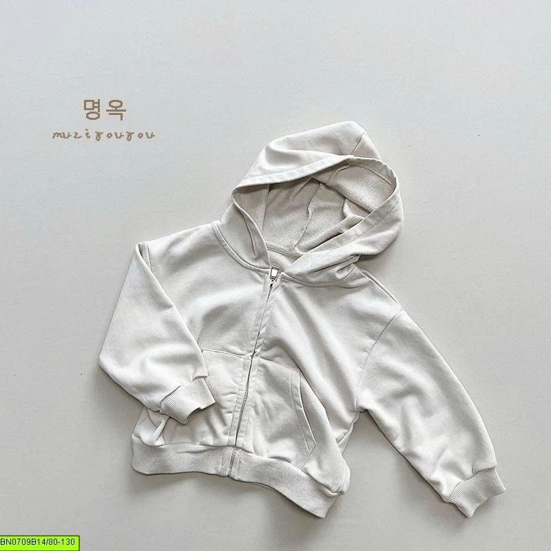 ÁO KHOÁC NỈ HOODIE 2 TÚI