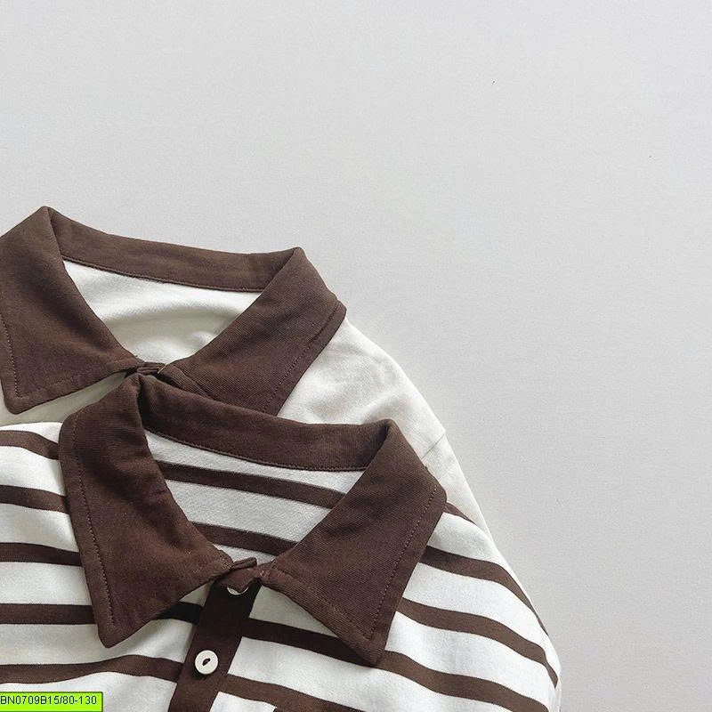 ÁO POLO DÀI TAY PHỐI CỔ