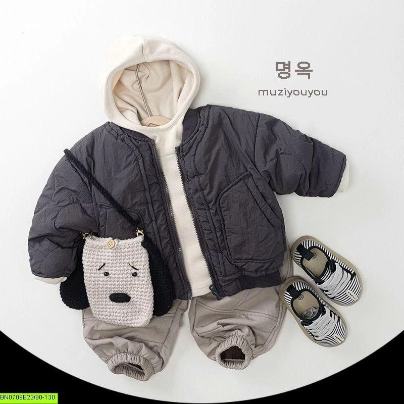 ÁO HOODIE NỈ BÔNG CÓ MŨ