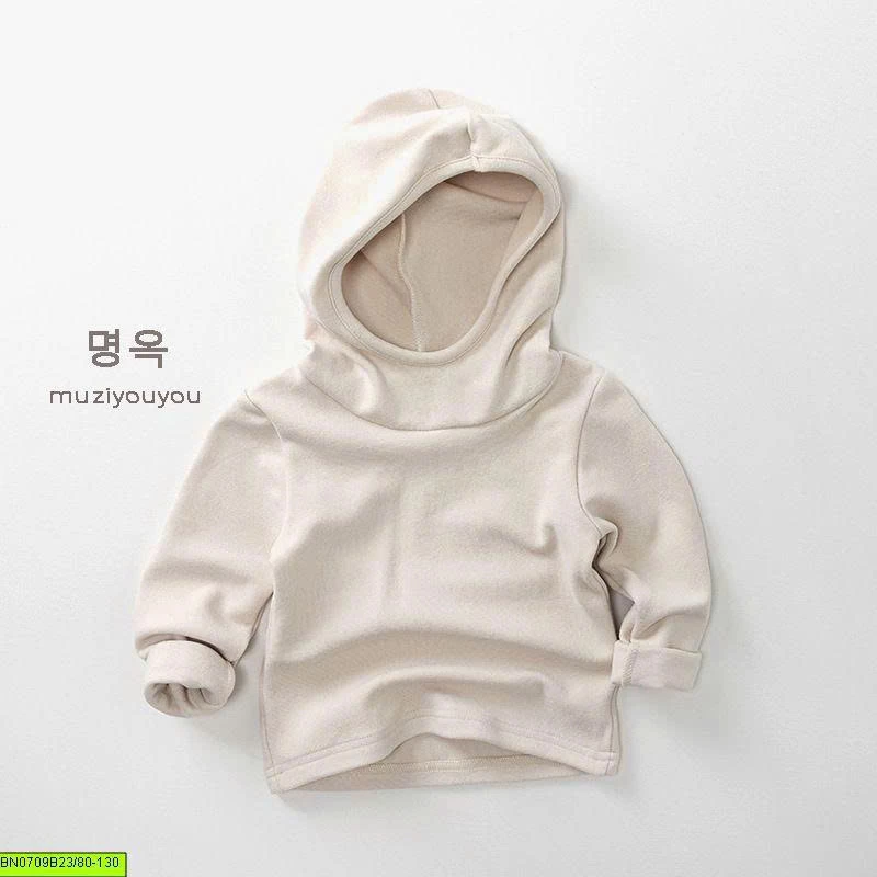 ÁO HOODIE NỈ BÔNG CÓ MŨ