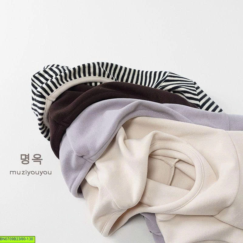 ÁO HOODIE NỈ BÔNG CÓ MŨ