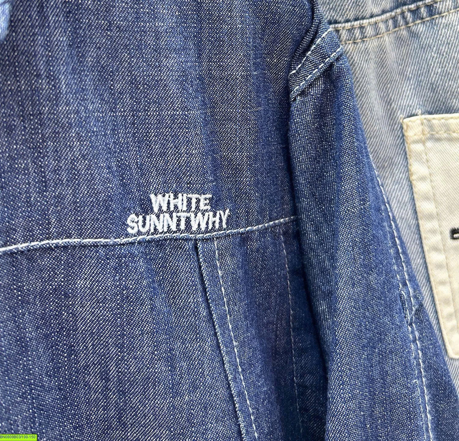 ÁO SƠ MI DENIM THÊU CHỮ KACADY