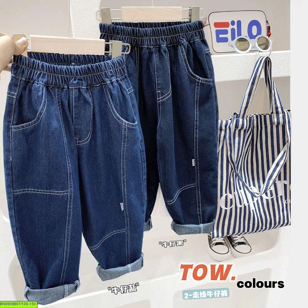 QUẦN JEAN BAGGY CHỈ NỔI KACADY