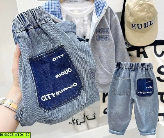 QUẦN JEAN BASIC BẠC MÀU KACADY