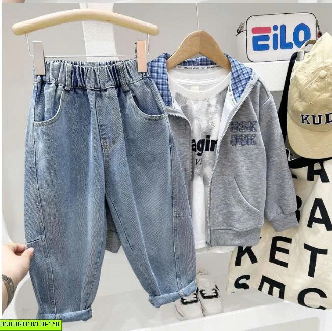 QUẦN JEAN BASIC BẠC MÀU KACADY