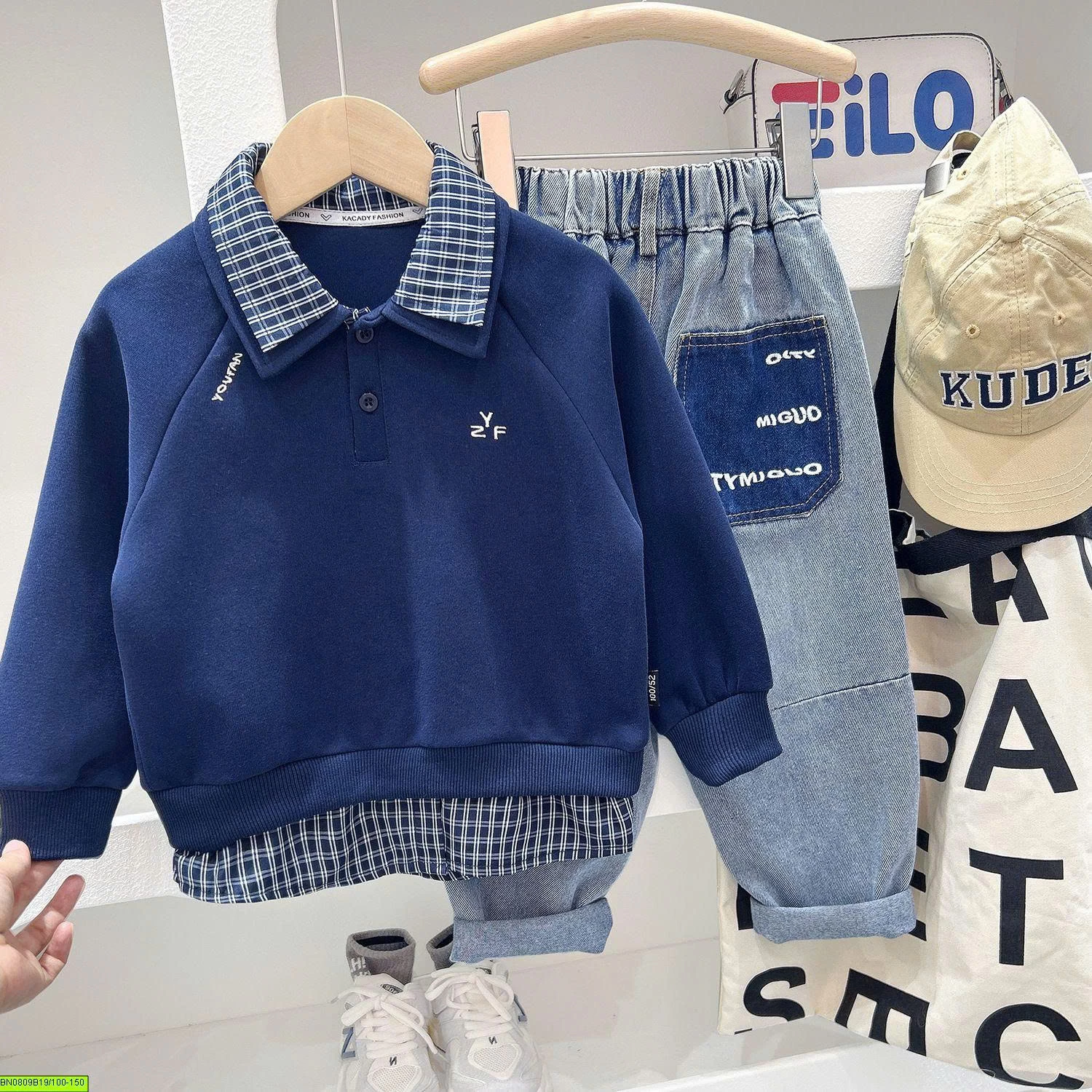 ÁO NỈ GIẢ 2 LỚP KACADY