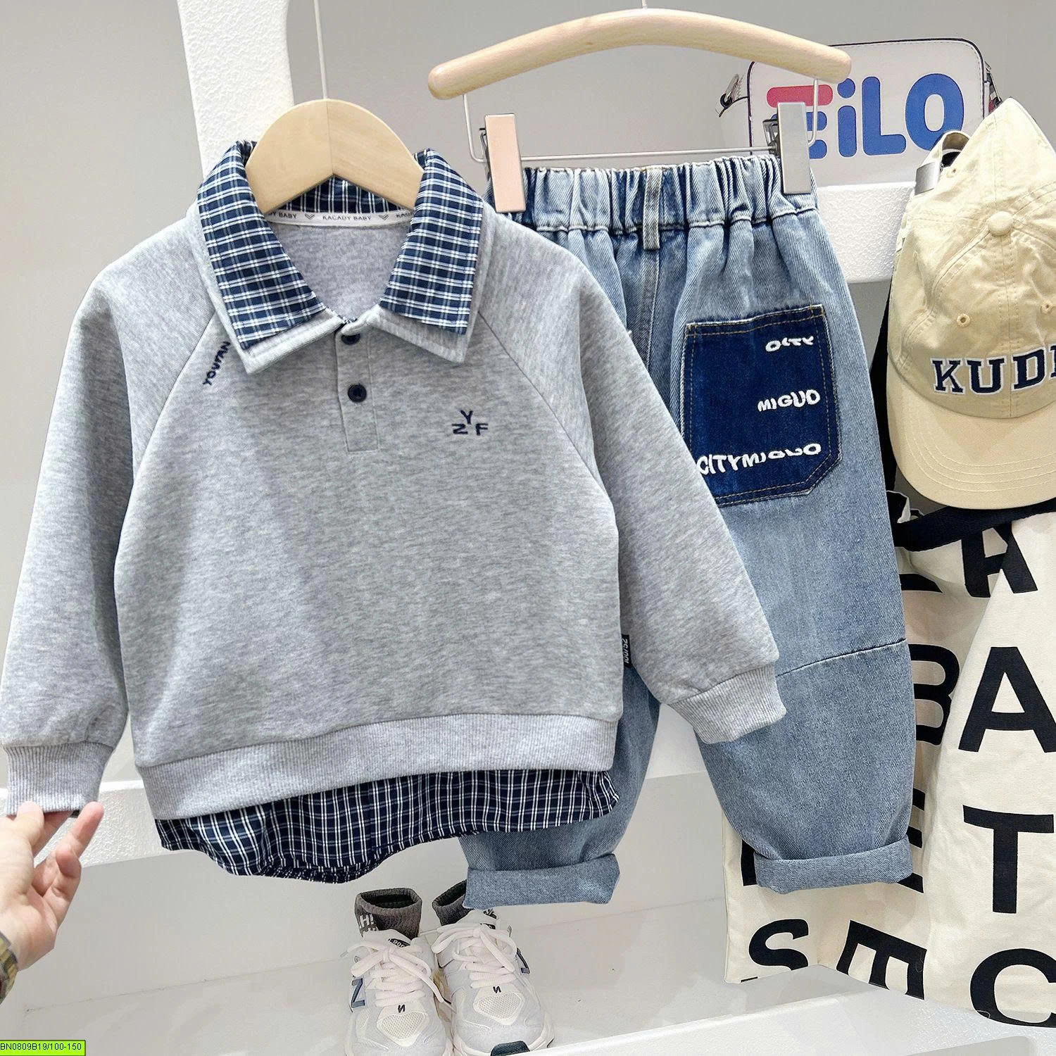 ÁO NỈ GIẢ 2 LỚP KACADY