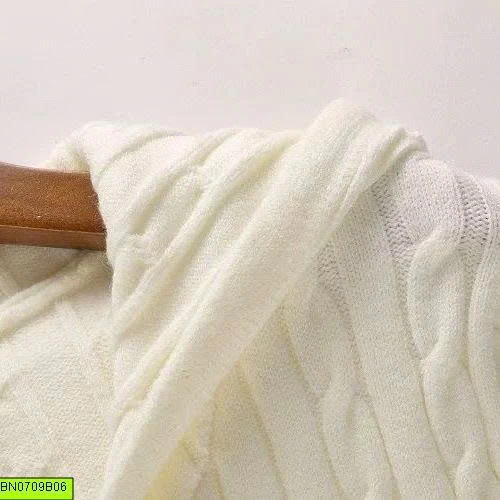 ÁO KHOÁC LEN MỎNG KÉO KHÓA