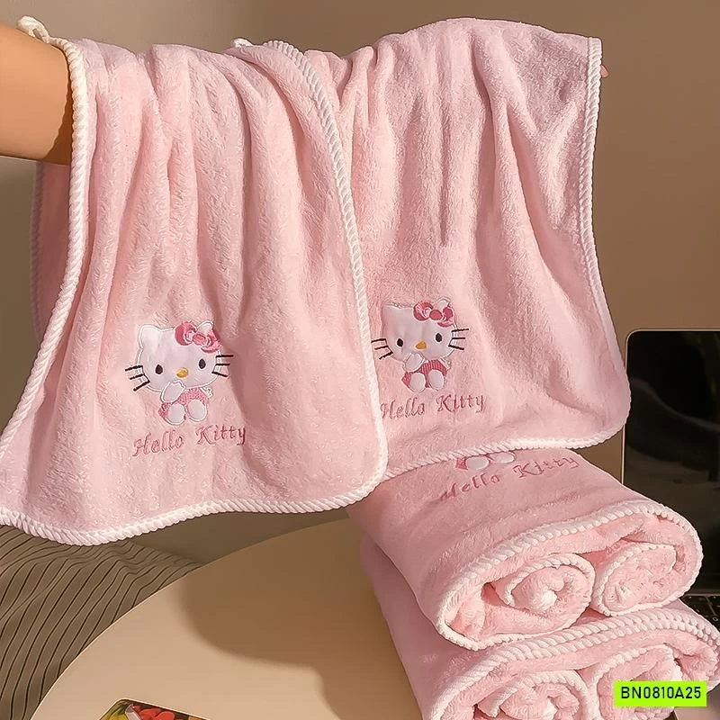 SET KHĂN TẮM KITTY 4 MÓN