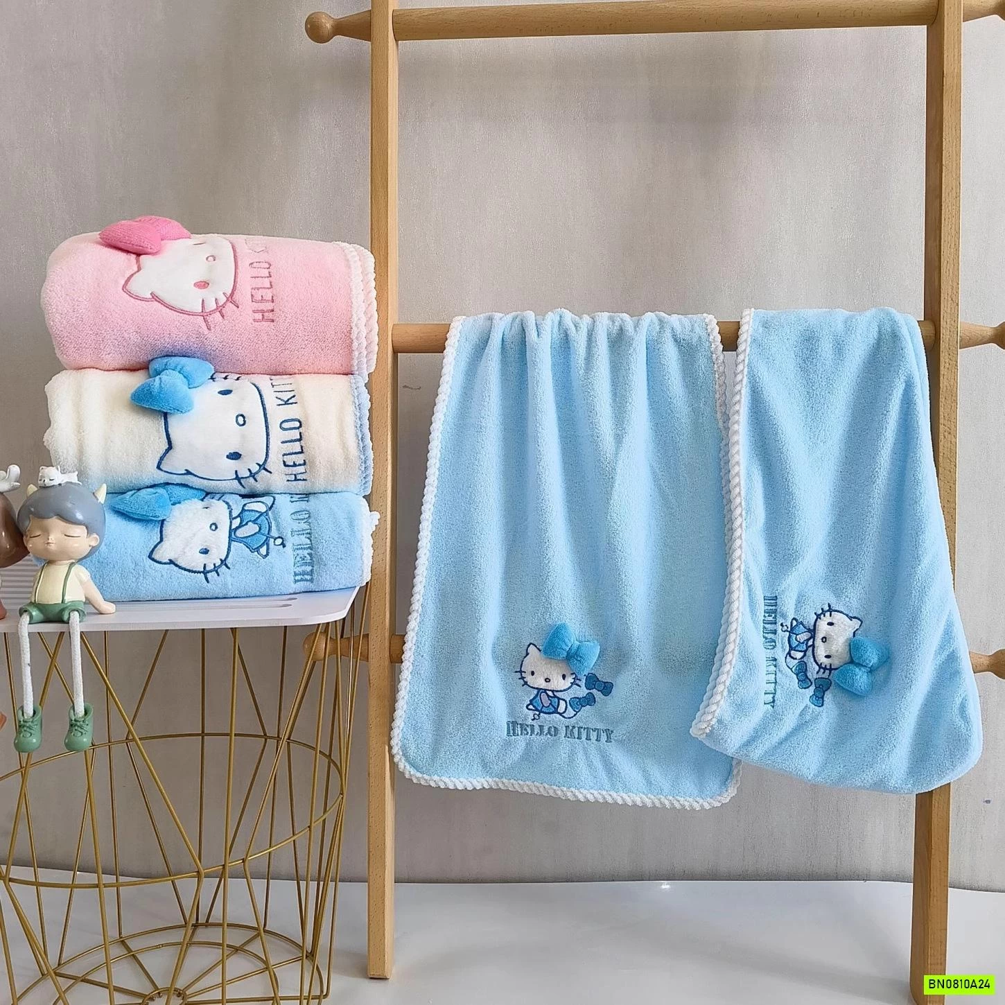 SET KHĂN TẮM 3 MÓN CORAL FLEECE