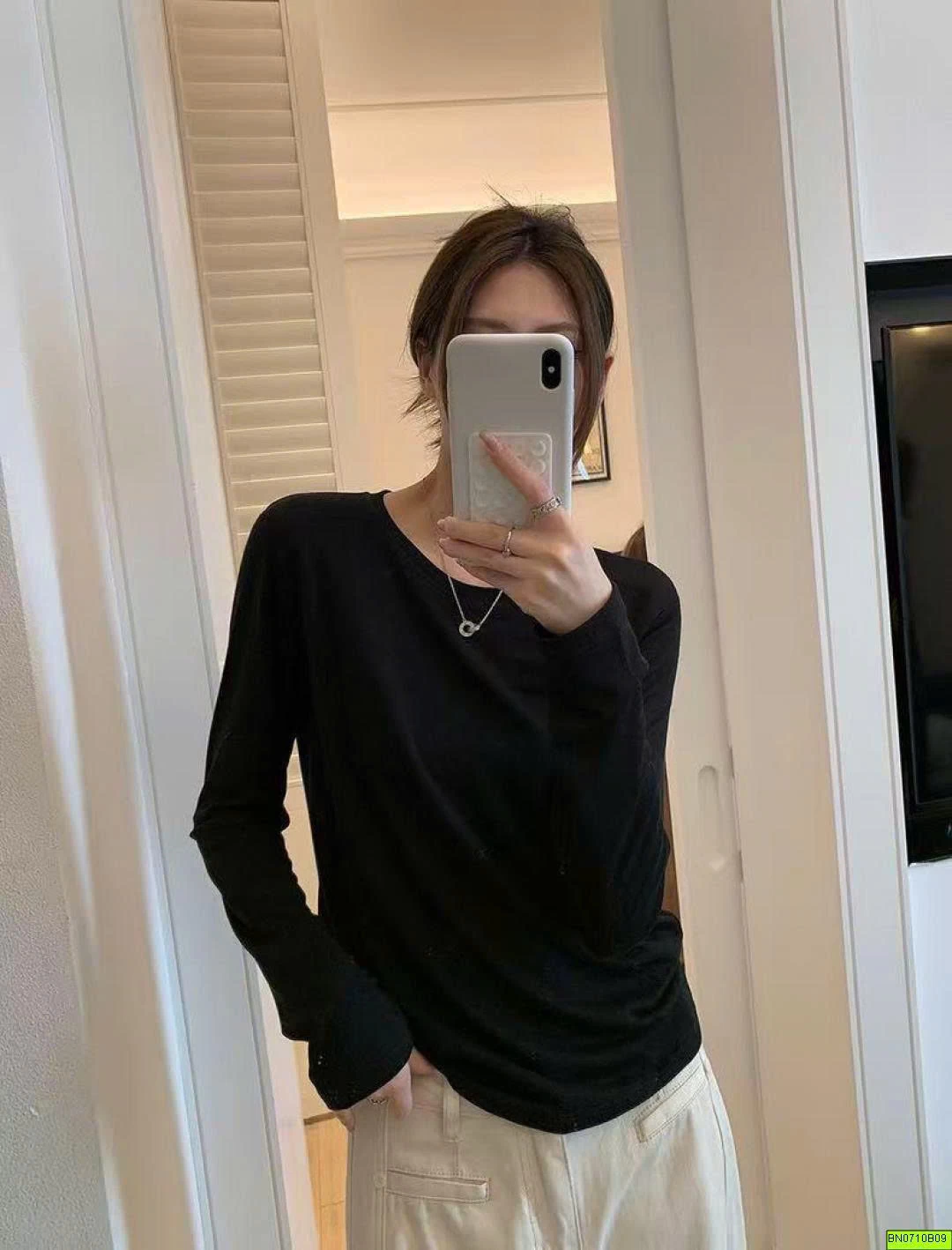 ÁO THUN MỎNG TRƠN MÀU DÀI TAY