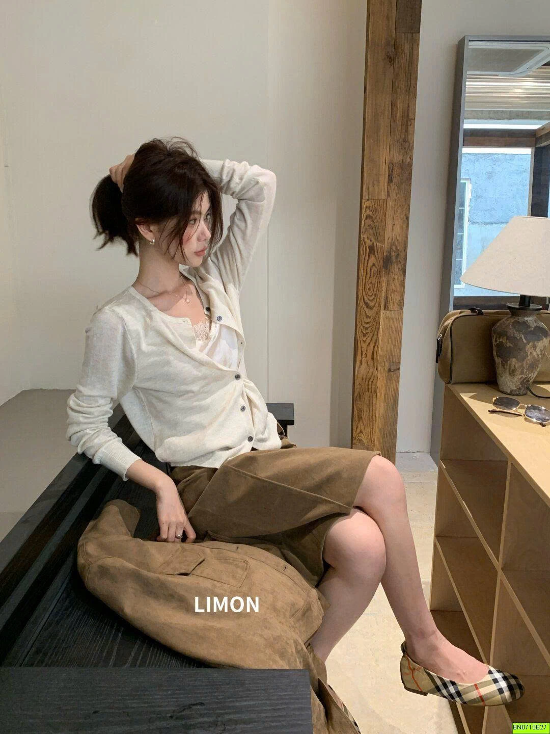 ÁO CARDIGANLEN GIẢ 2 MẢNH LIMON