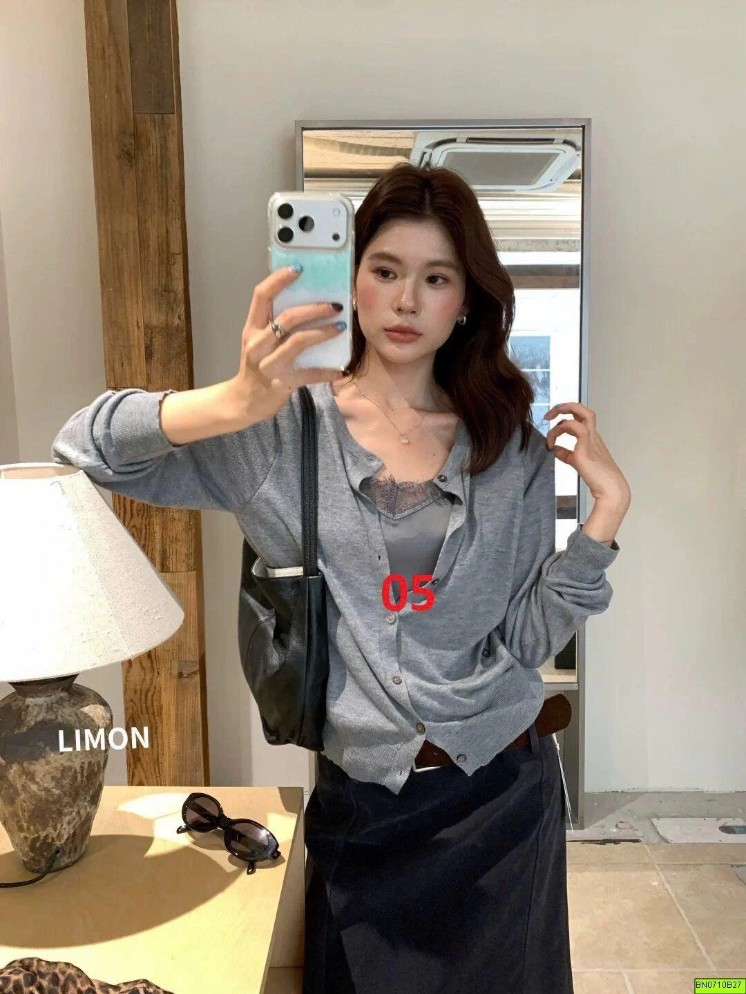 ÁO CARDIGANLEN GIẢ 2 MẢNH LIMON
