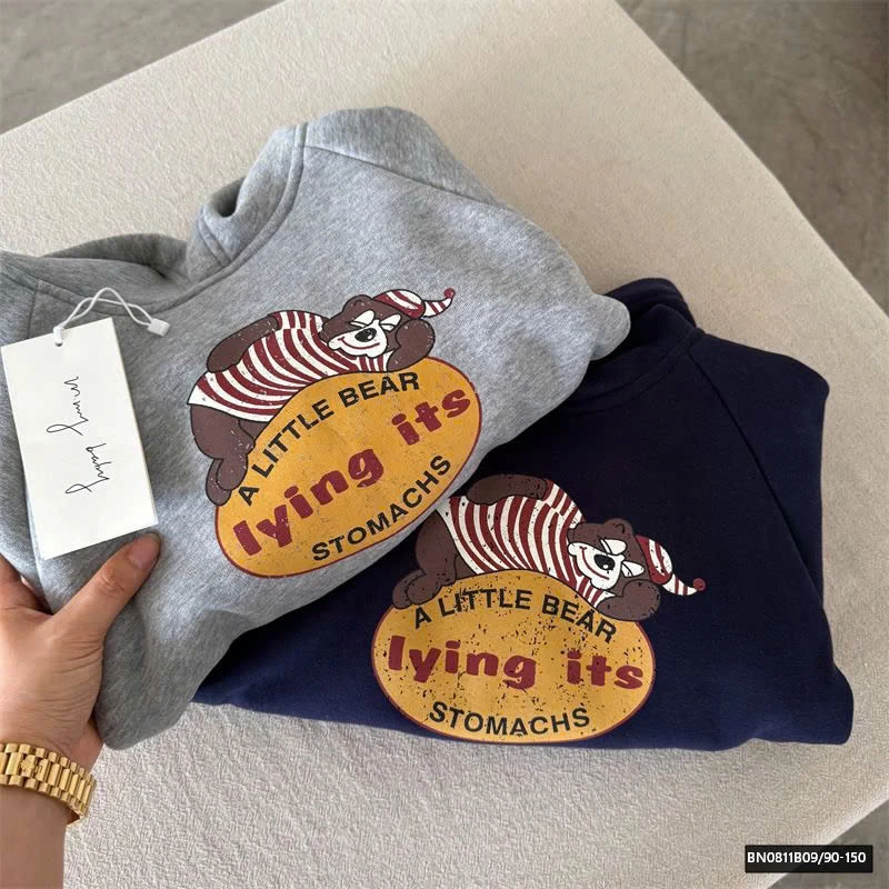 ÁO HOODIE LÓT LÔNG MMY