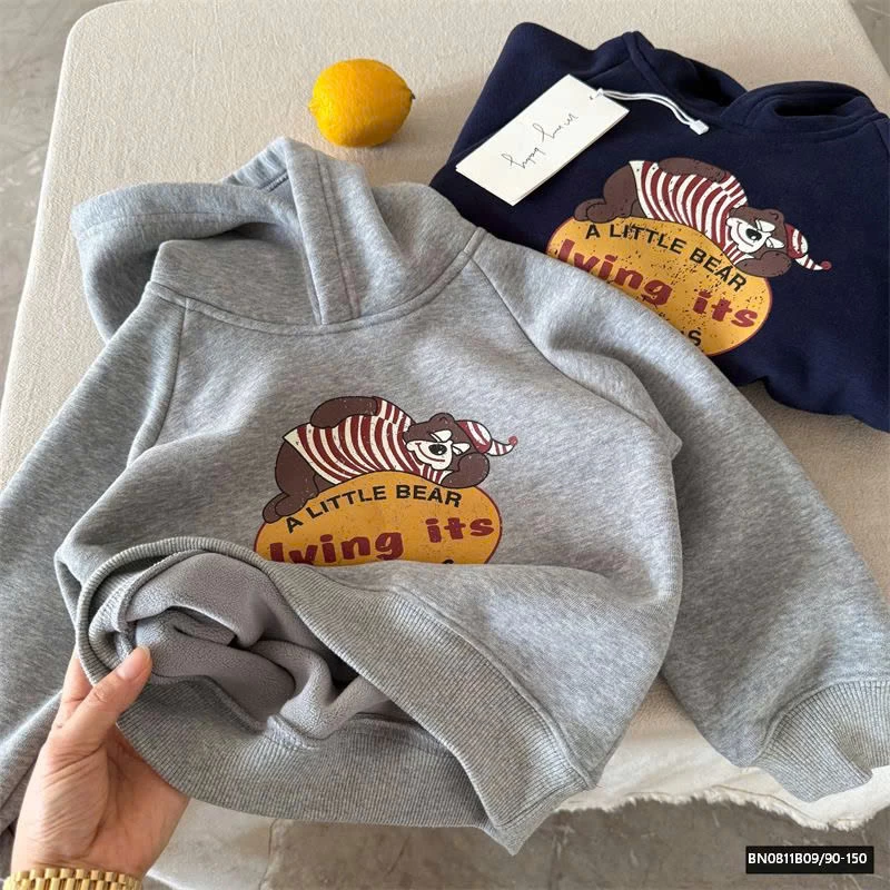 ÁO HOODIE LÓT LÔNG MMY