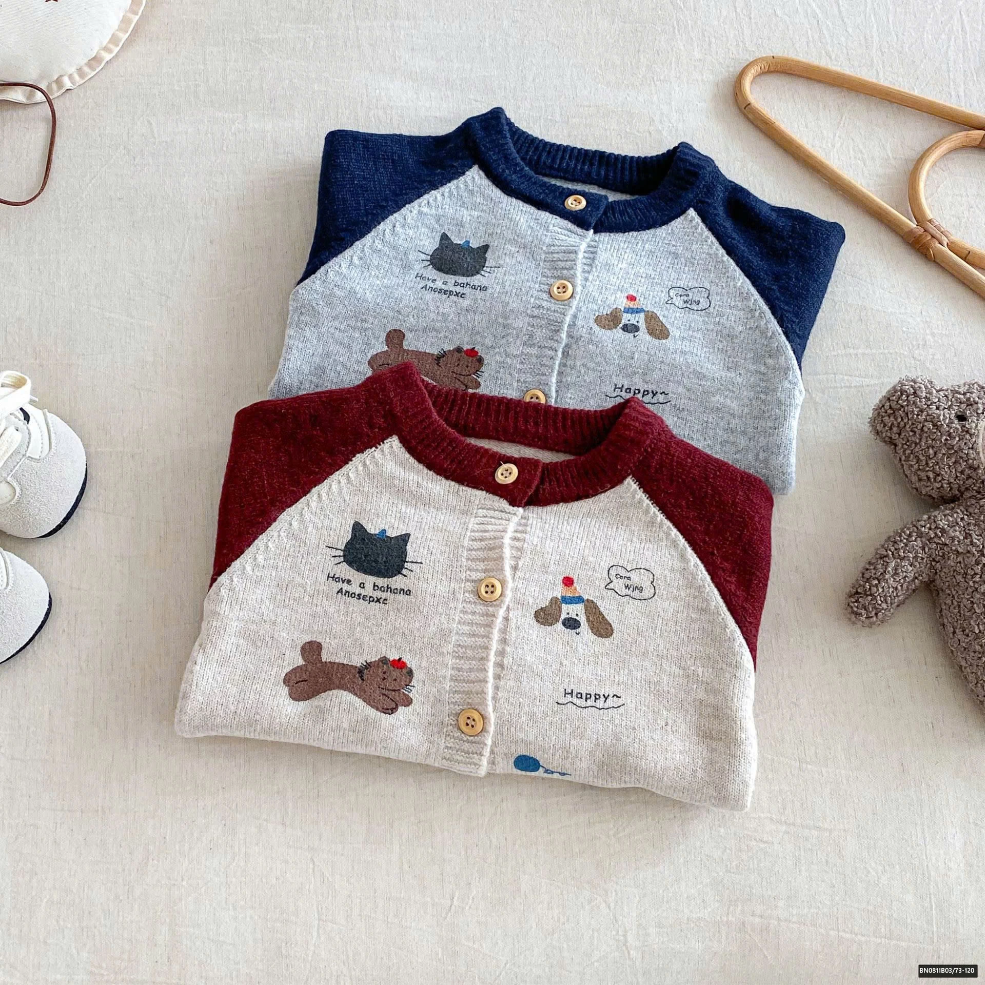 ÁO LEN PHỐI MÀU TAY