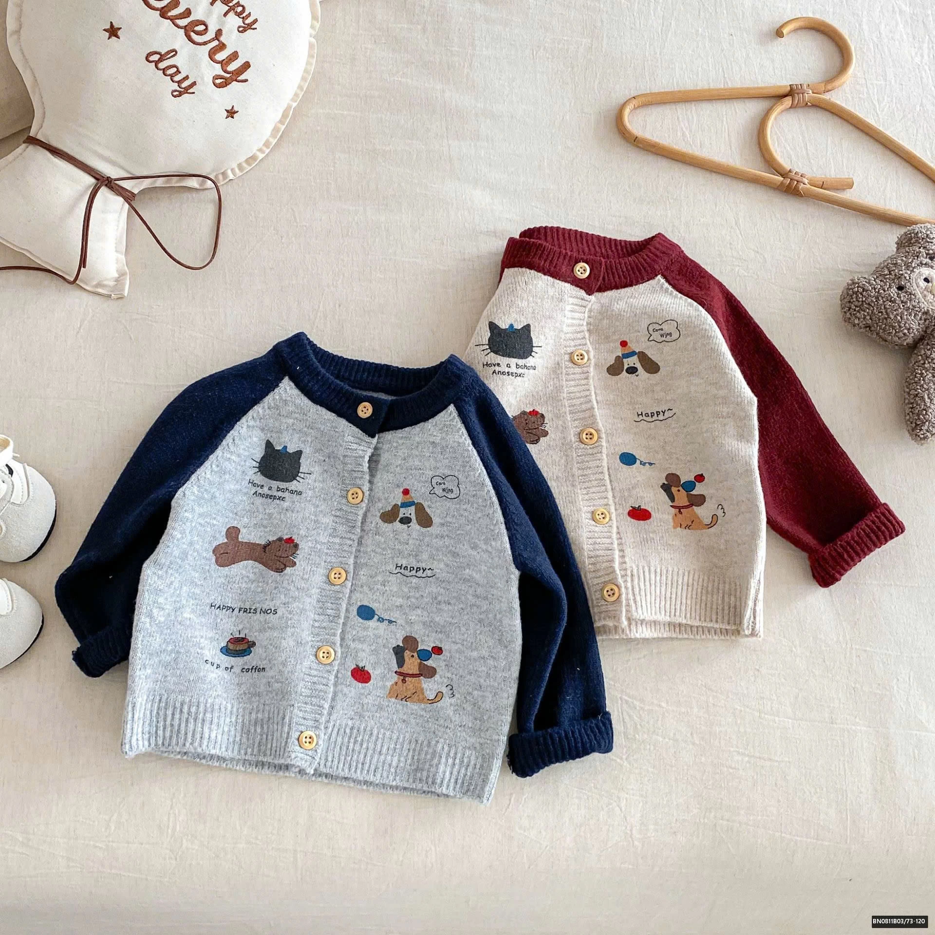 ÁO LEN PHỐI MÀU TAY