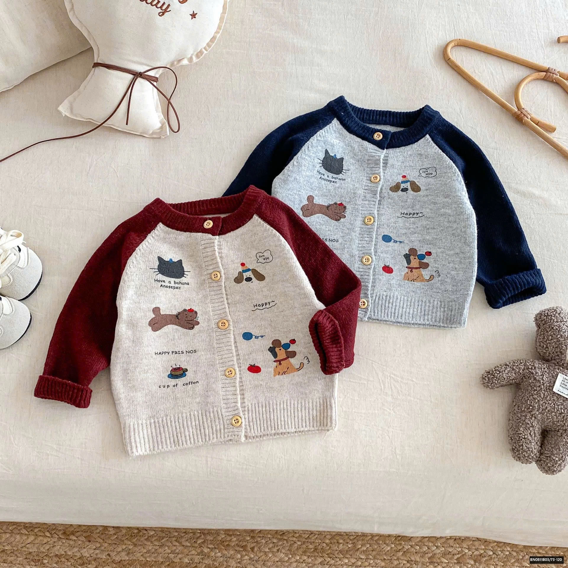 ÁO LEN PHỐI MÀU TAY