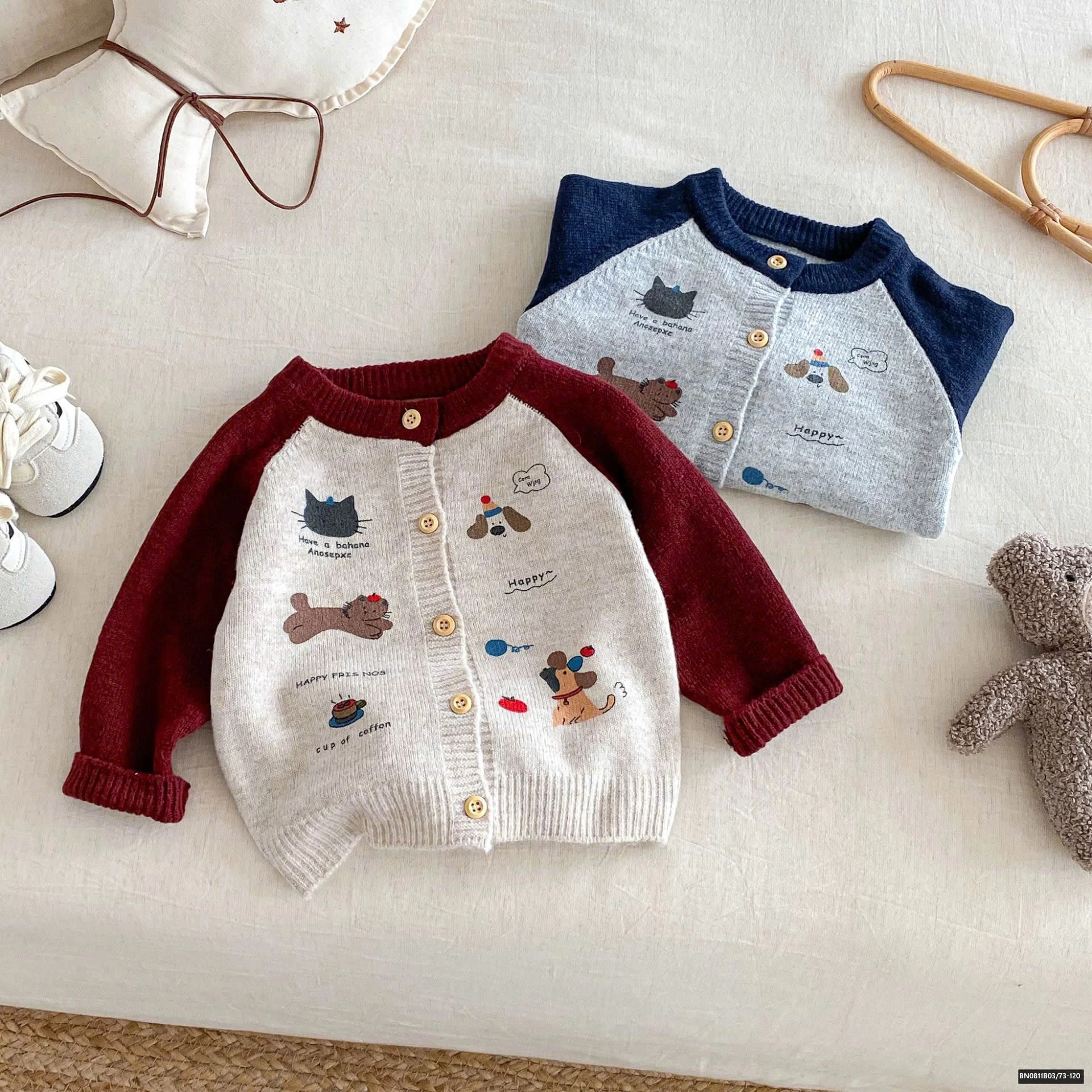 ÁO LEN PHỐI MÀU TAY