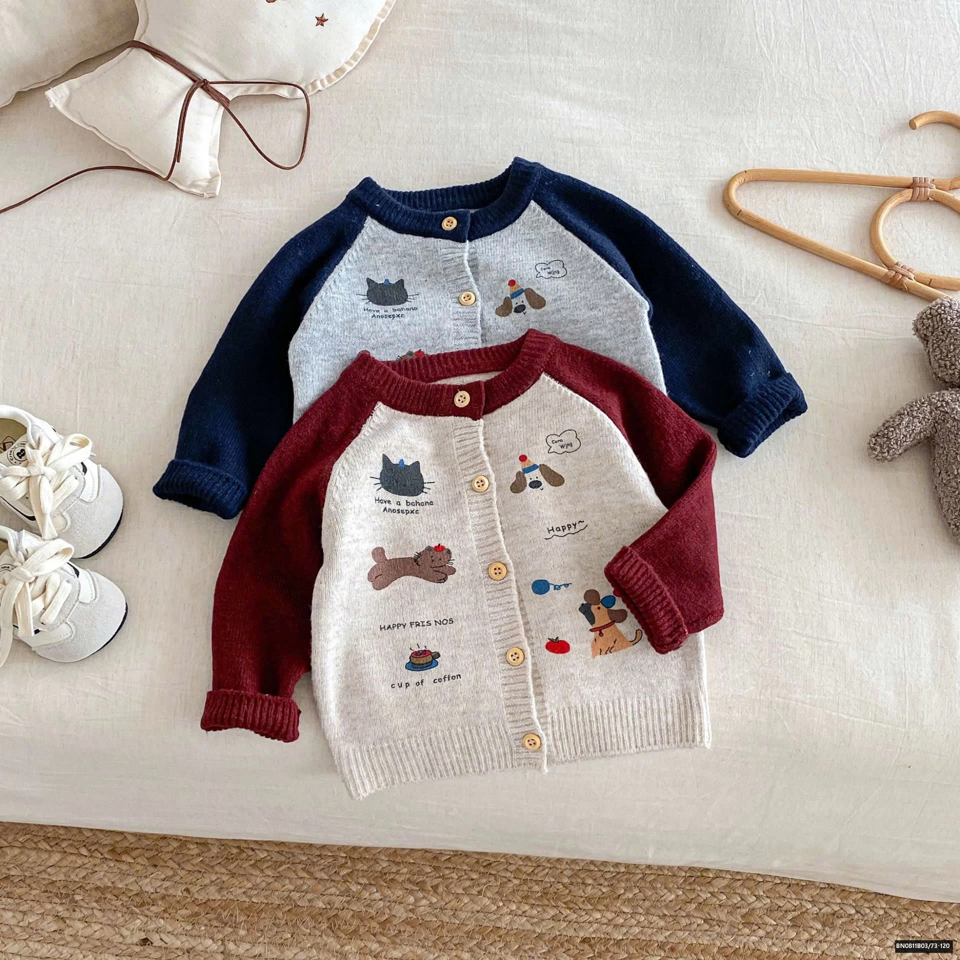 ÁO LEN PHỐI MÀU TAY