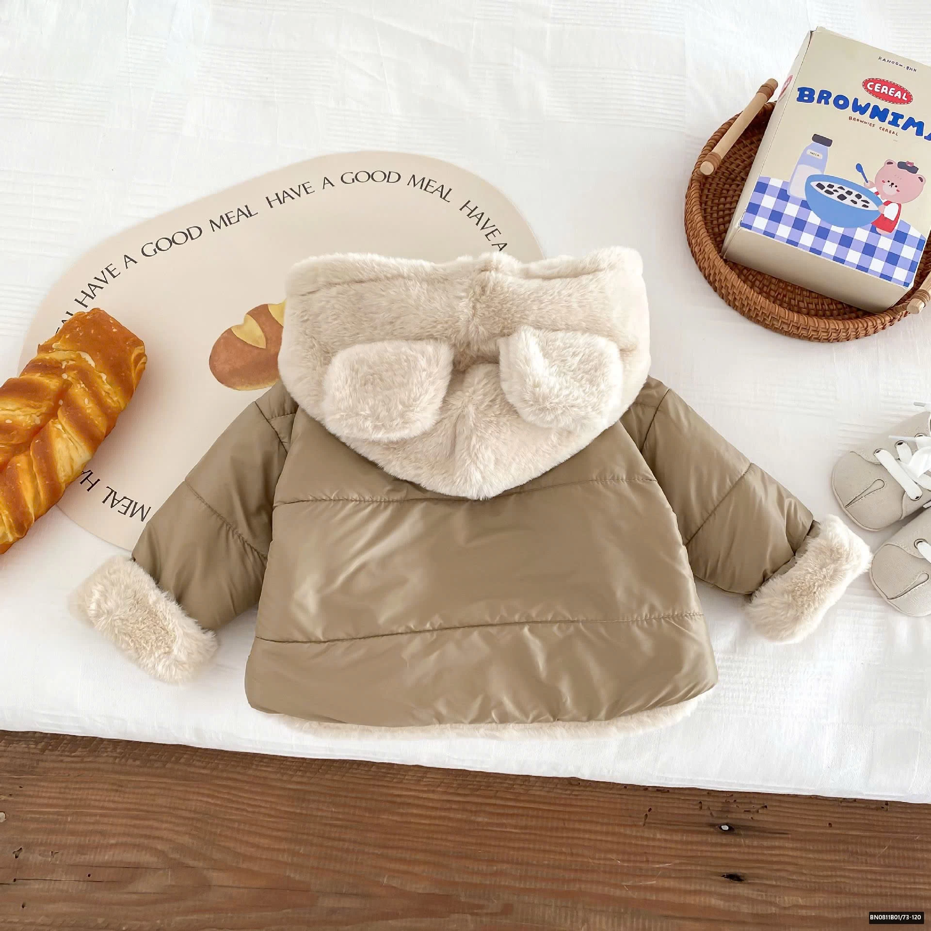 ÁO KHOÁC PHAO LÔNG CÓ MŨ