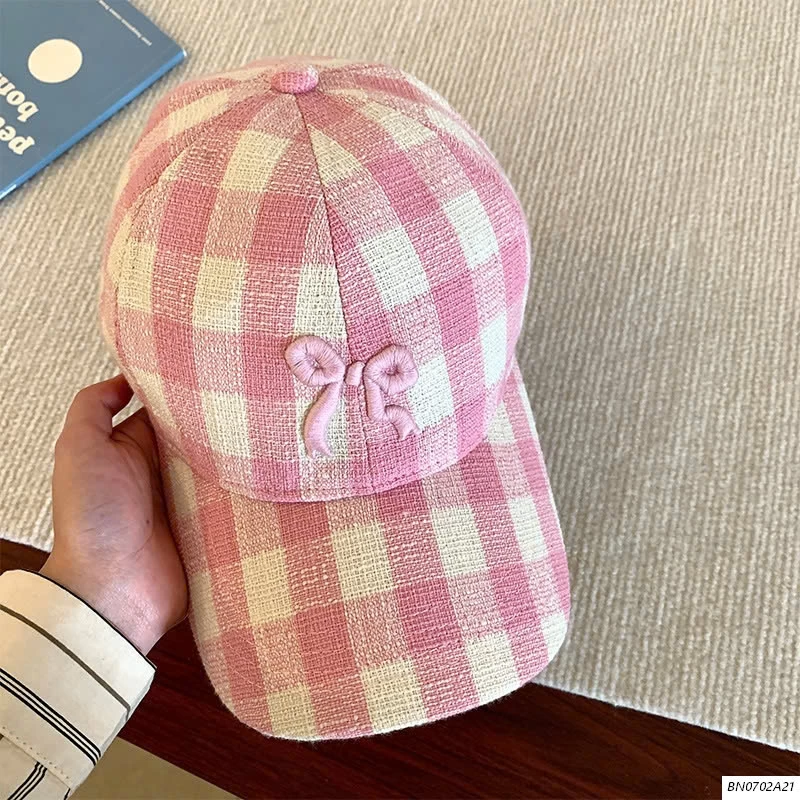 MŨ KẾT DẠ CARO NỮ