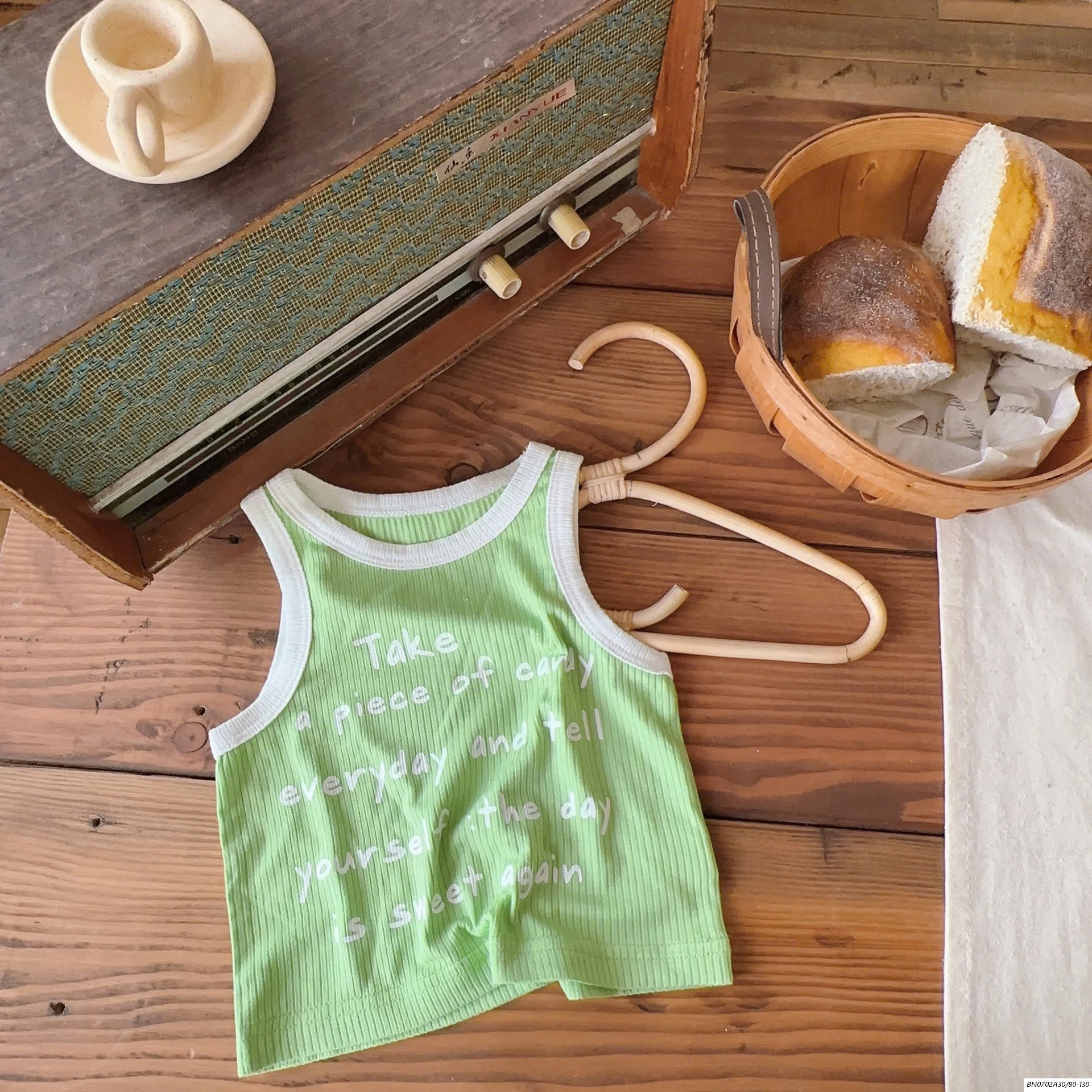 ÁO THUN GÂN SÁT NÁCH T&QKIDS