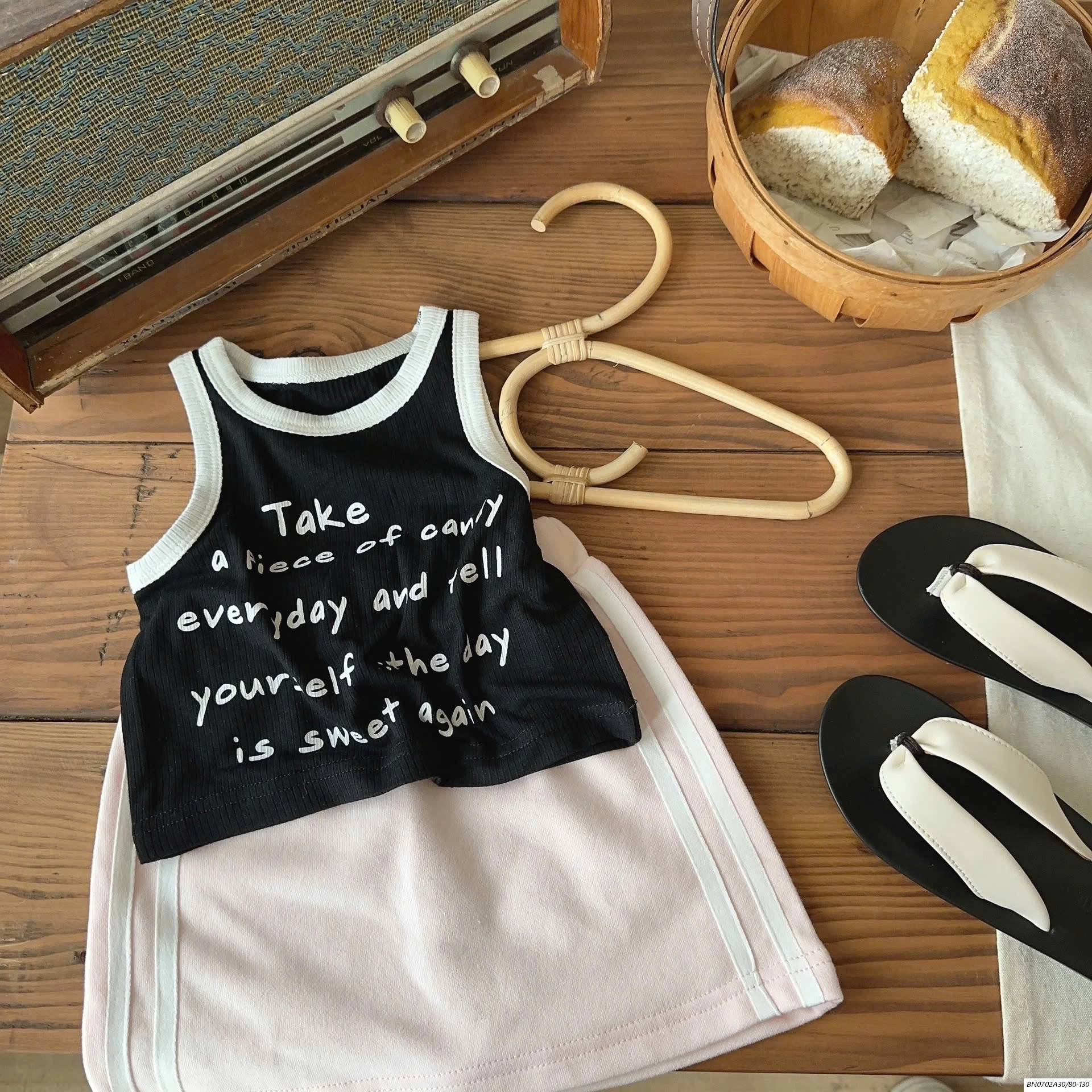 ÁO THUN GÂN SÁT NÁCH T&QKIDS