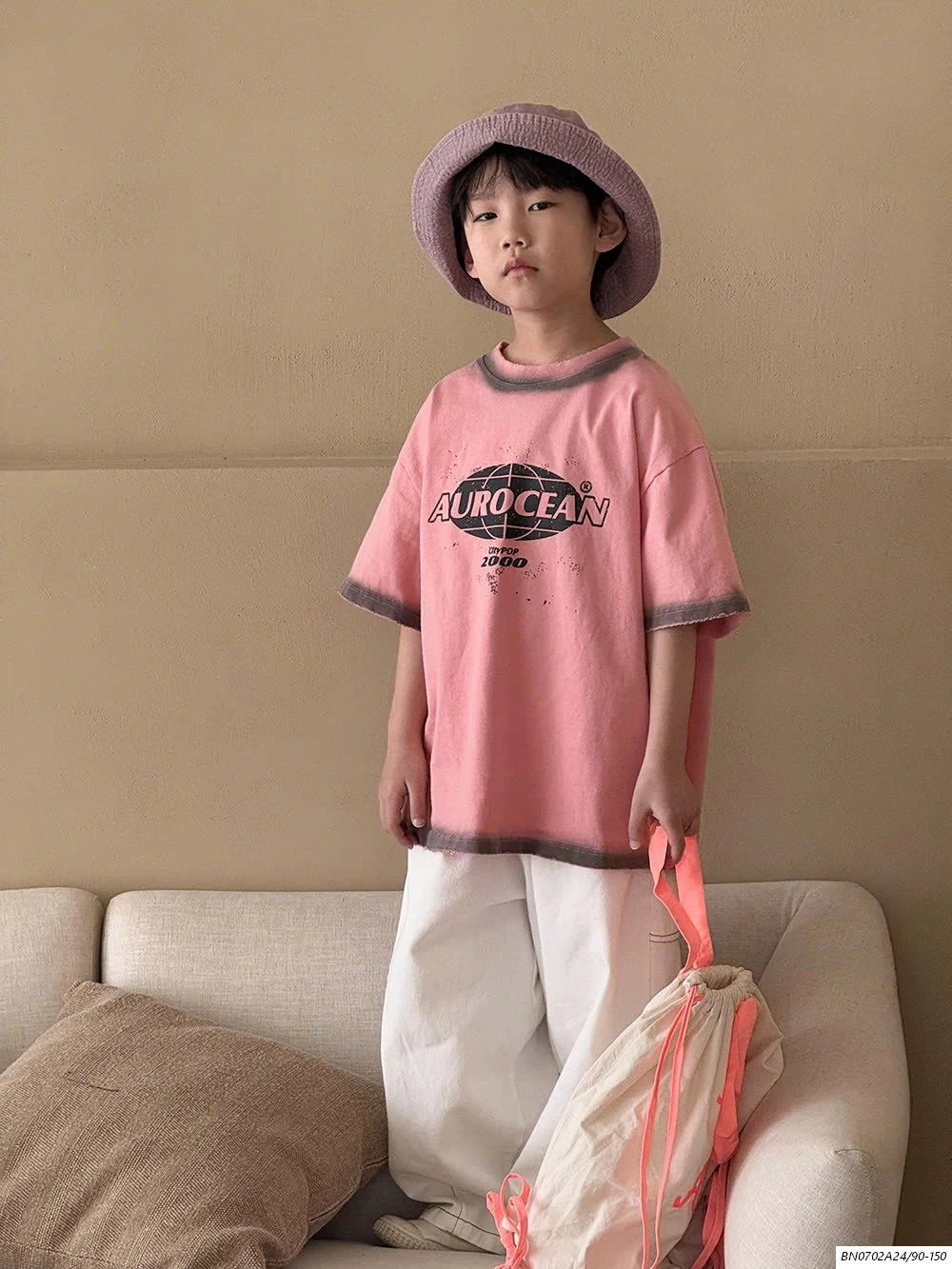 ÁO THUN HỒNG AUROCEAN