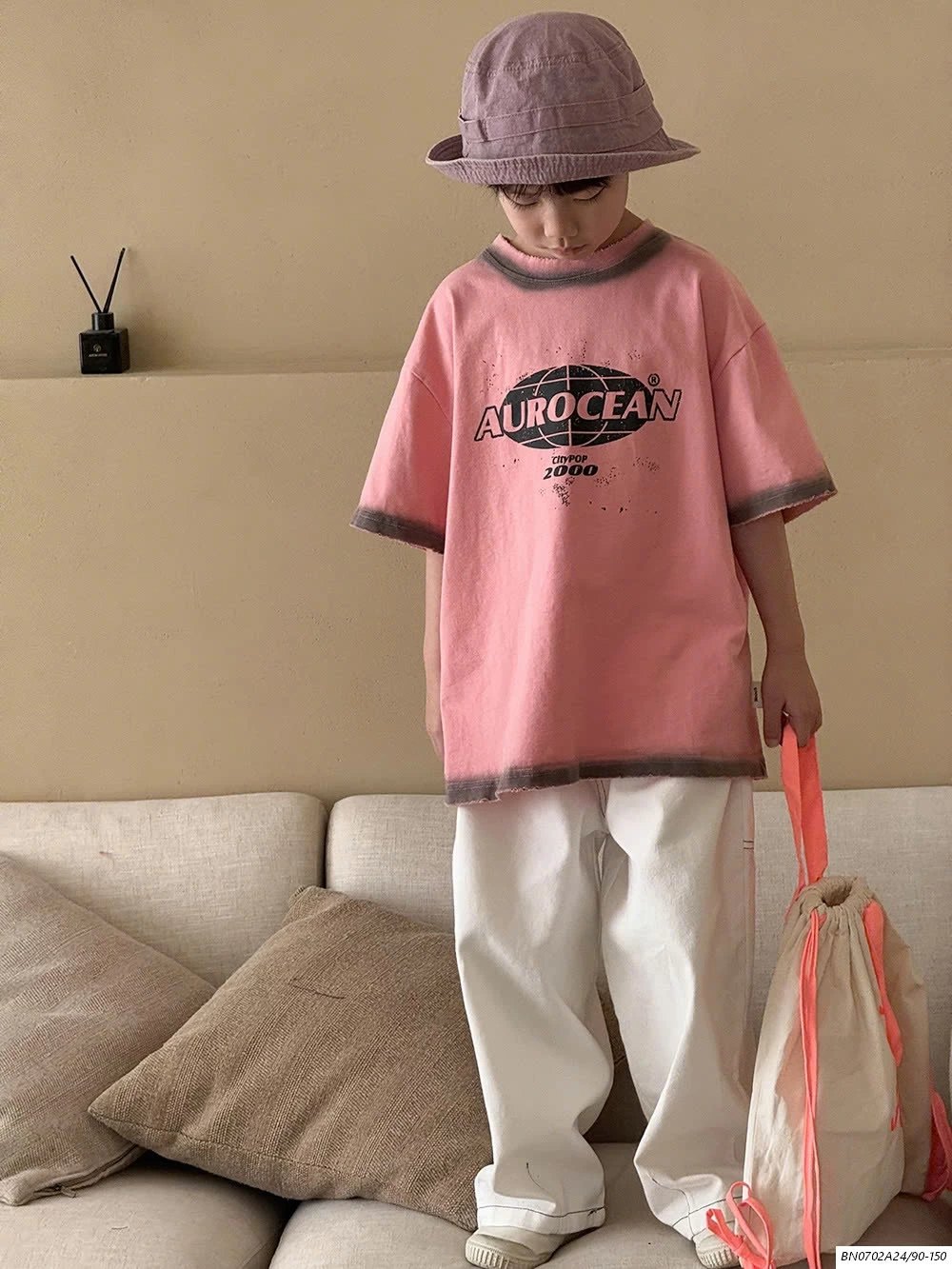 ÁO THUN HỒNG AUROCEAN