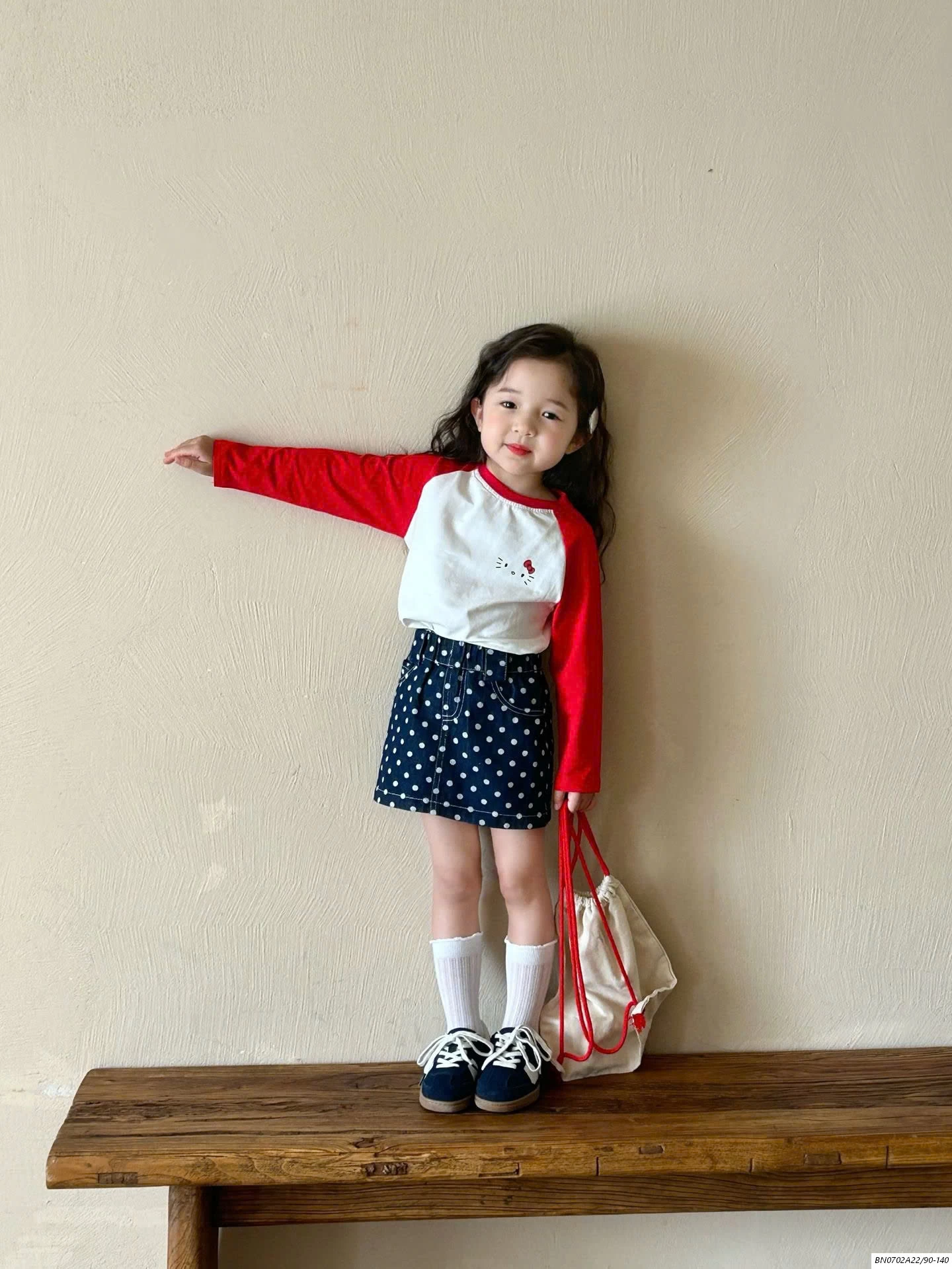 SÉT ÁO KITTY MIX CV CHÂM BI