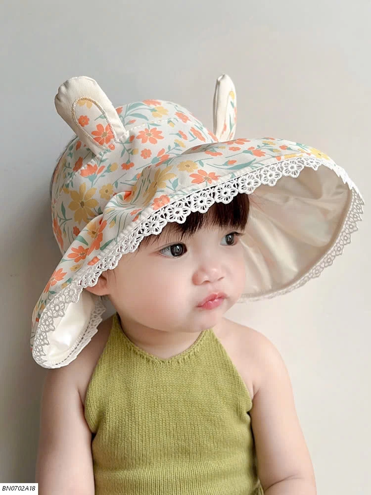 MŨ CHỐNG NẮNG HOA NHÍ