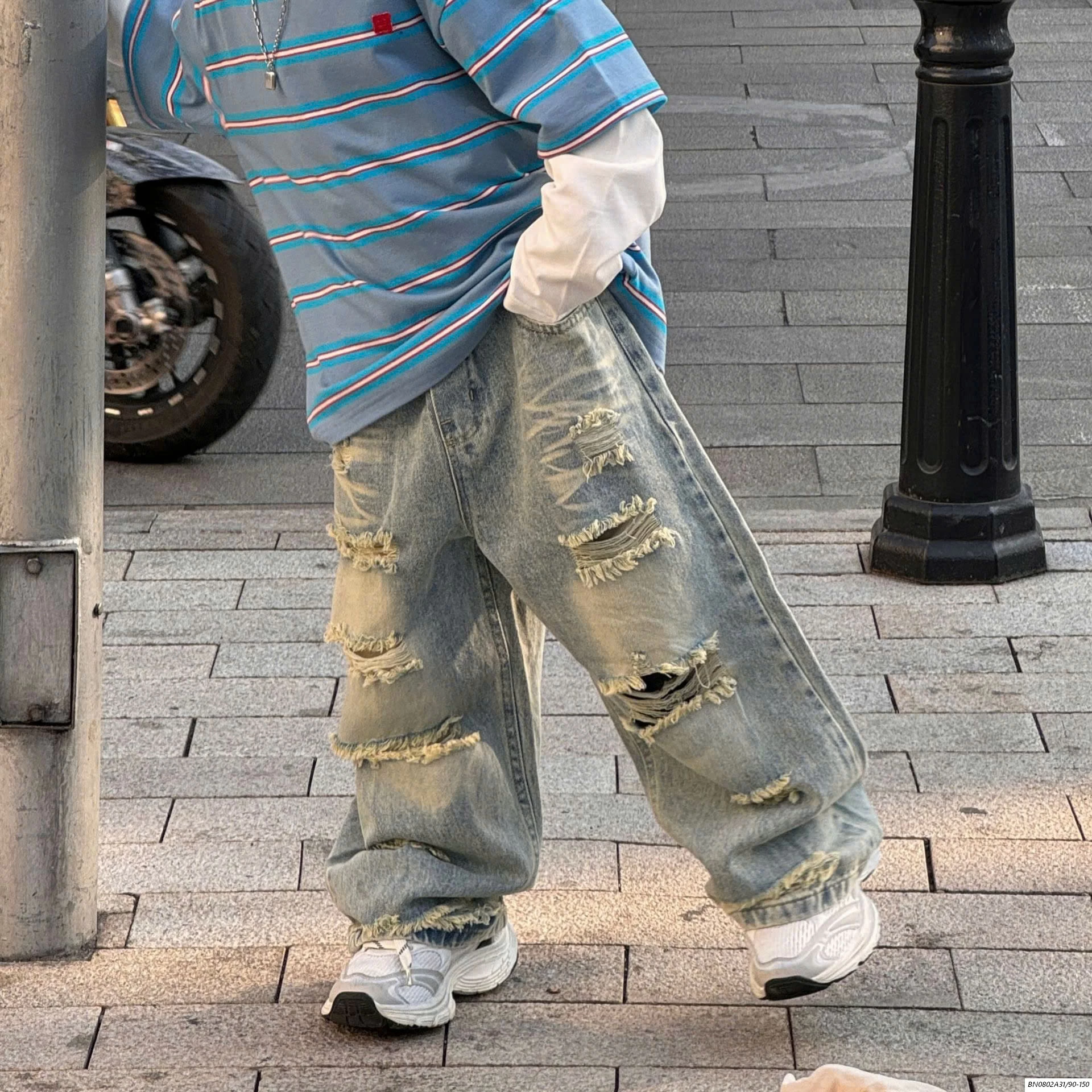 JEANS SUÔNG RÁCH XUẤT HÀN