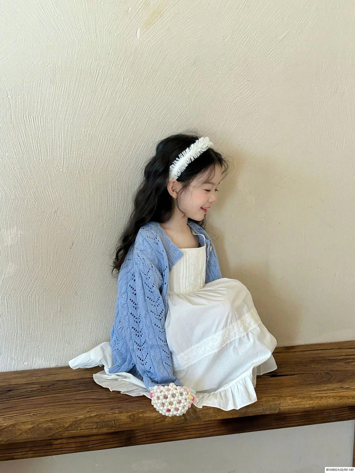 SÉT VÁY 2 DÂY MIX CARDIGAN XANH