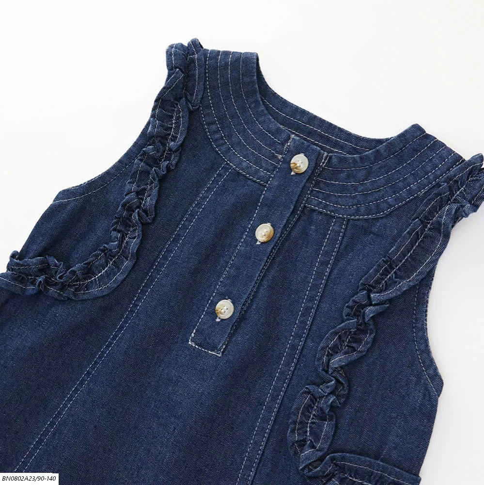 ĐẦM JEANS VIỀN BÈO PREMIUM