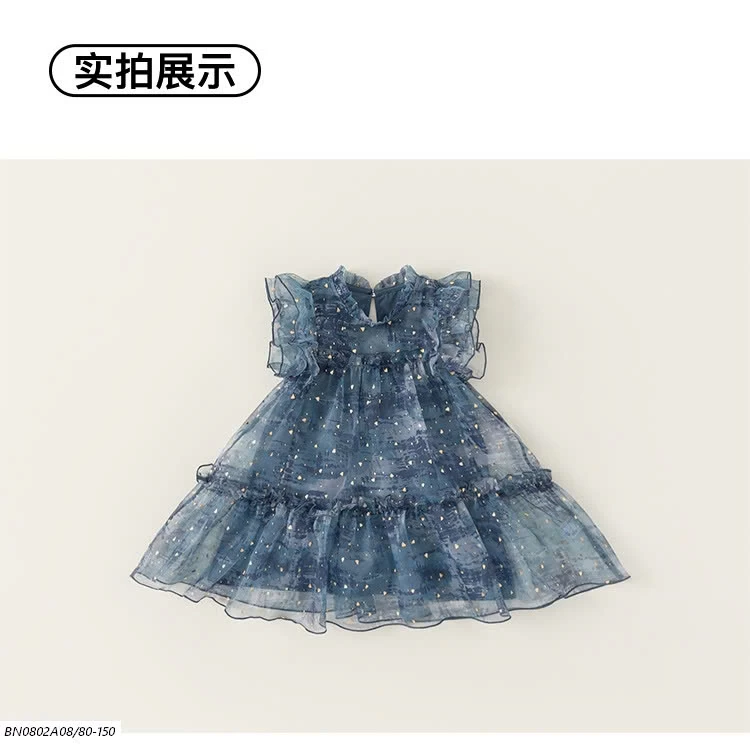 ĐẦM VOAN CÁNH TIÊN XANH M.BANG