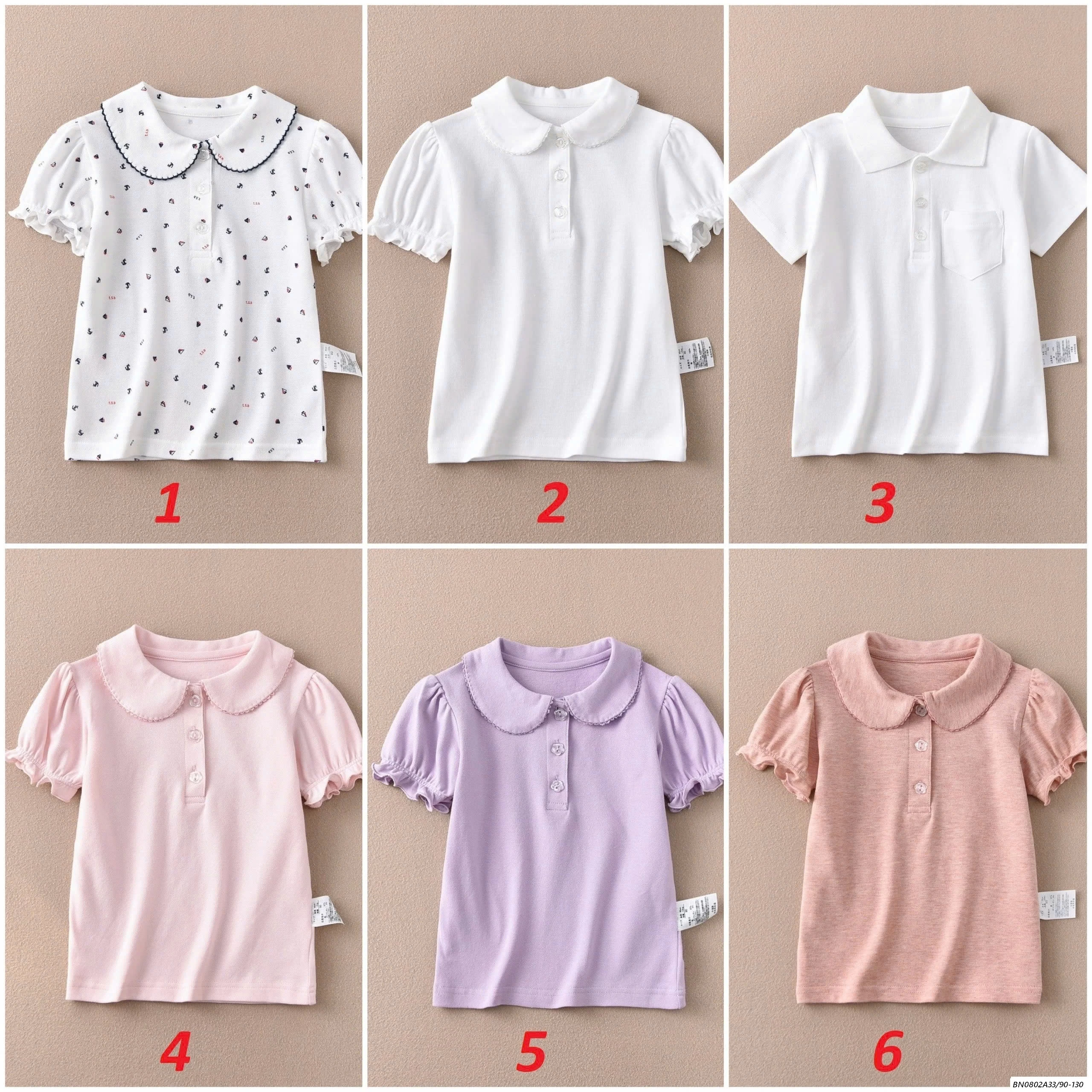 ÁO POLO BÉ TRAI BÉ GÁI