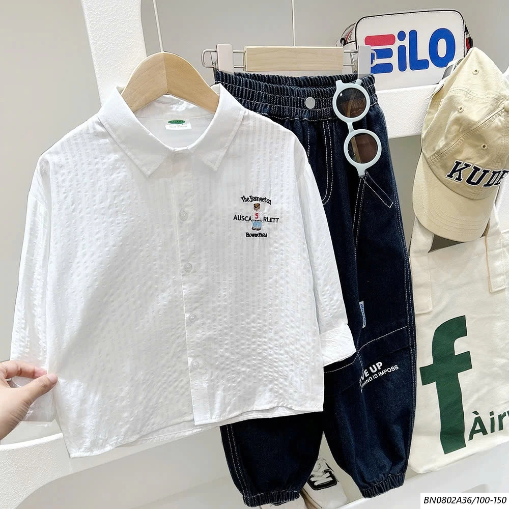 SƠ MI CỔ BẺ THÊU LOGO KAKADY