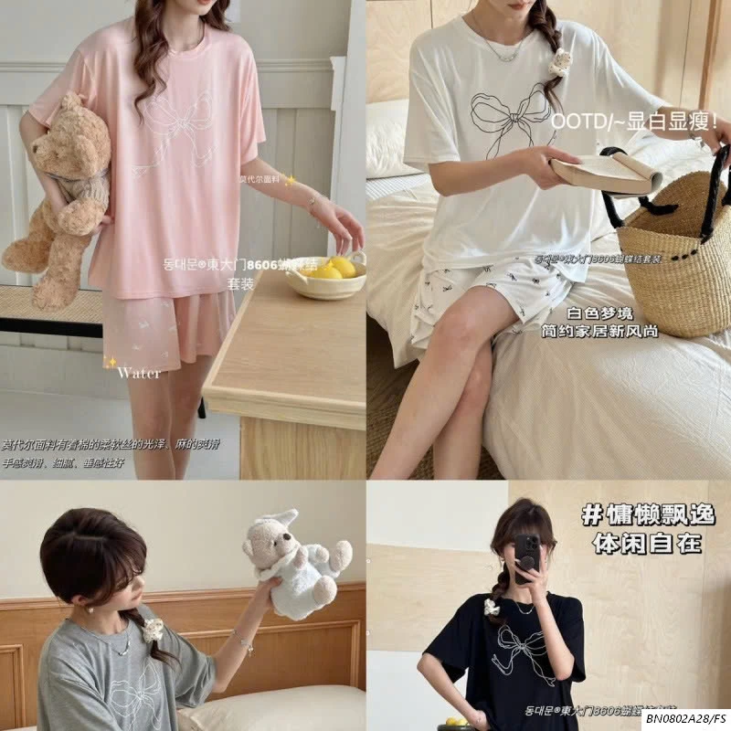 BỘ CỘC NƠ COTTON LẠNH NỮ