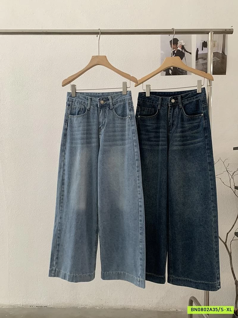 JEANS SUÔNG BASIC NỮ