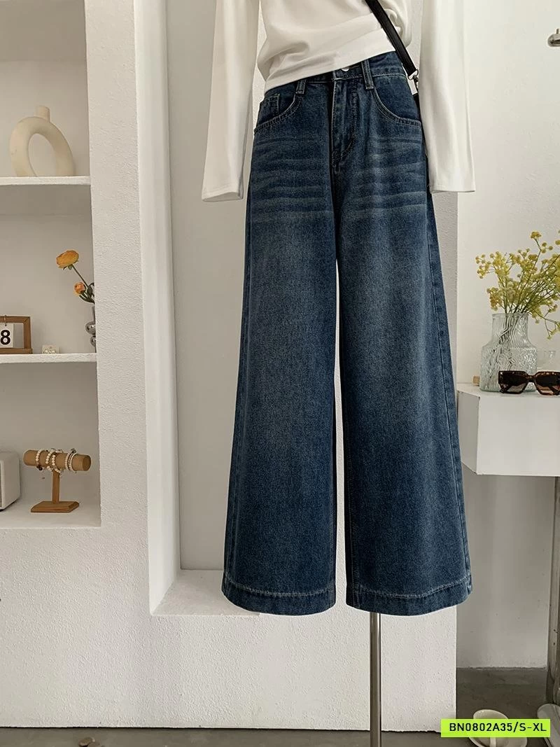 JEANS SUÔNG BASIC NỮ