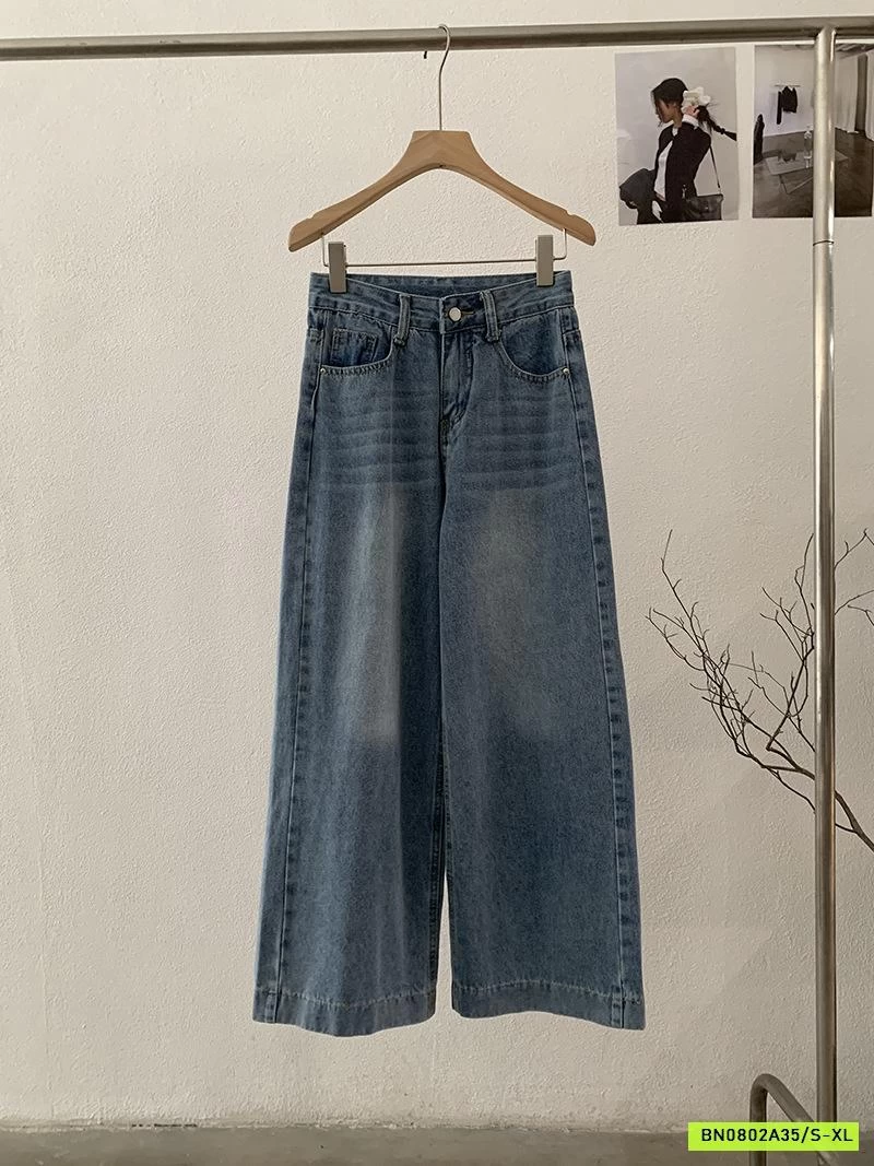 JEANS SUÔNG BASIC NỮ