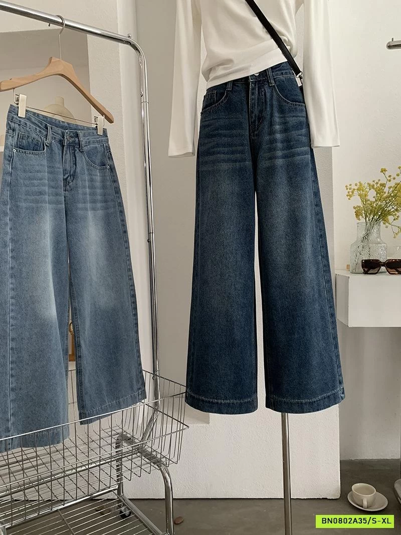 JEANS SUÔNG BASIC NỮ