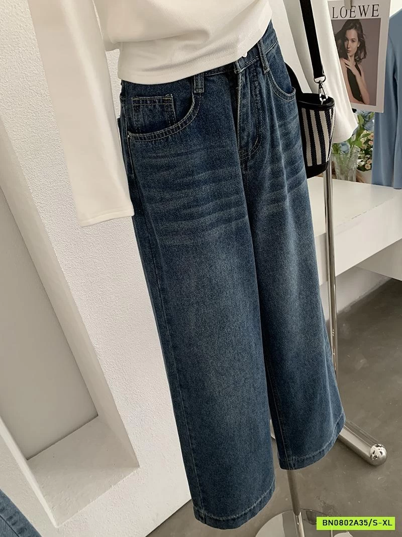 JEANS SUÔNG BASIC NỮ