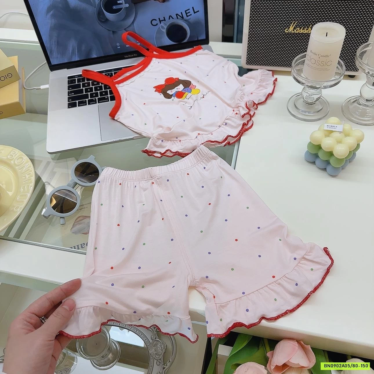 BỘ 2 DÂY THUN LẠNH VIỀN BÈO