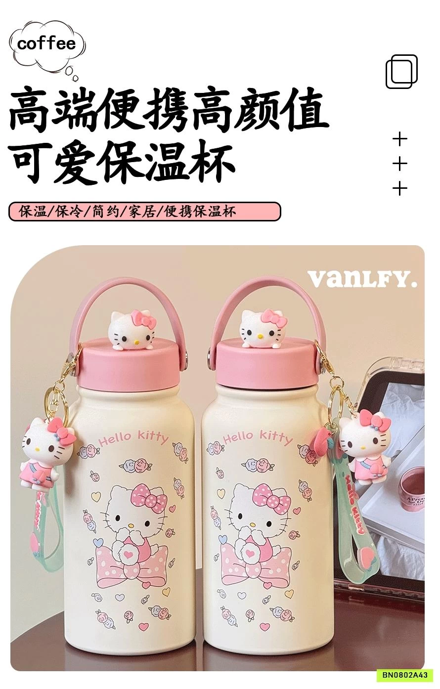 BÌNH NƯỚC GIỮ NHIỆT KITTY