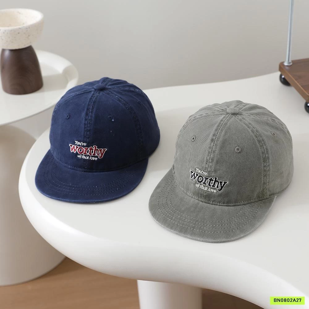 MŨ KẾT THÊU CHỮ