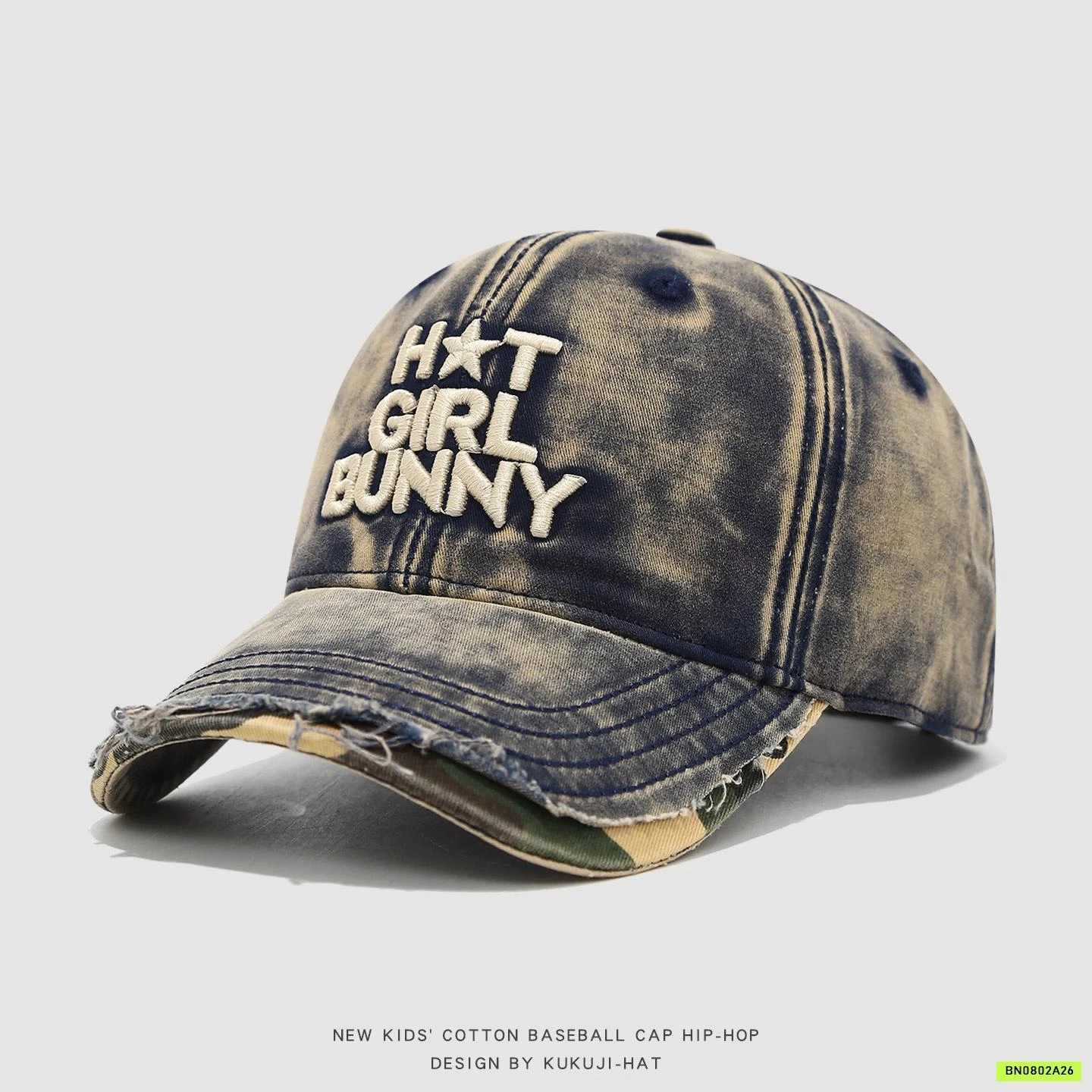 MŨ KẾT LOANG THÊU CHỮ BG